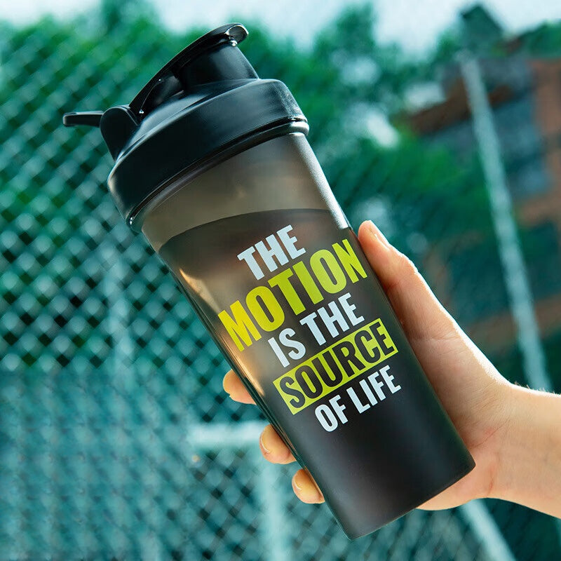 Premium Sports Shaker Cup – Large Capacity Leak-Proof Fitness Water Bottle – Portable, Thickened, Graduated Design for Gym, 