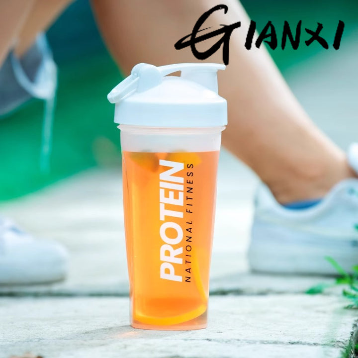 Premium Sports Shaker Cup – Large Capacity Leak-Proof Fitness Water Bottle – Portable, Thickened, Graduated Design for Gym, 