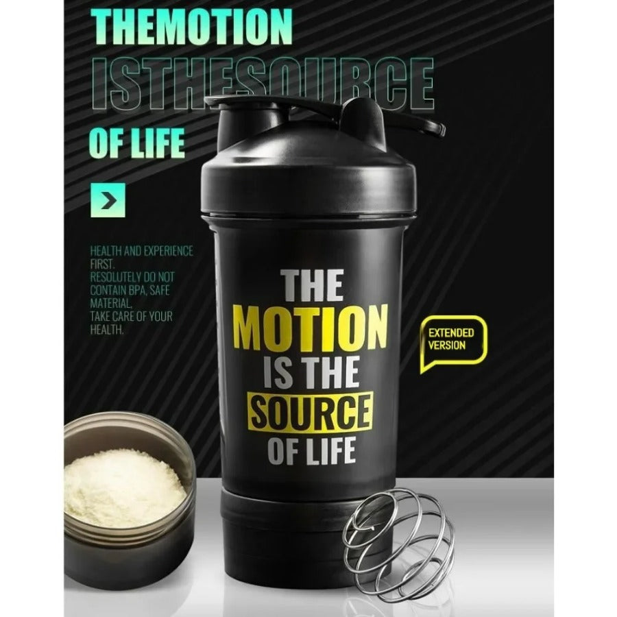 Premium Sports Shaker Cup – Large Capacity Leak-Proof Fitness Water Bottle – Portable, Thickened, Graduated Design for Gym, 