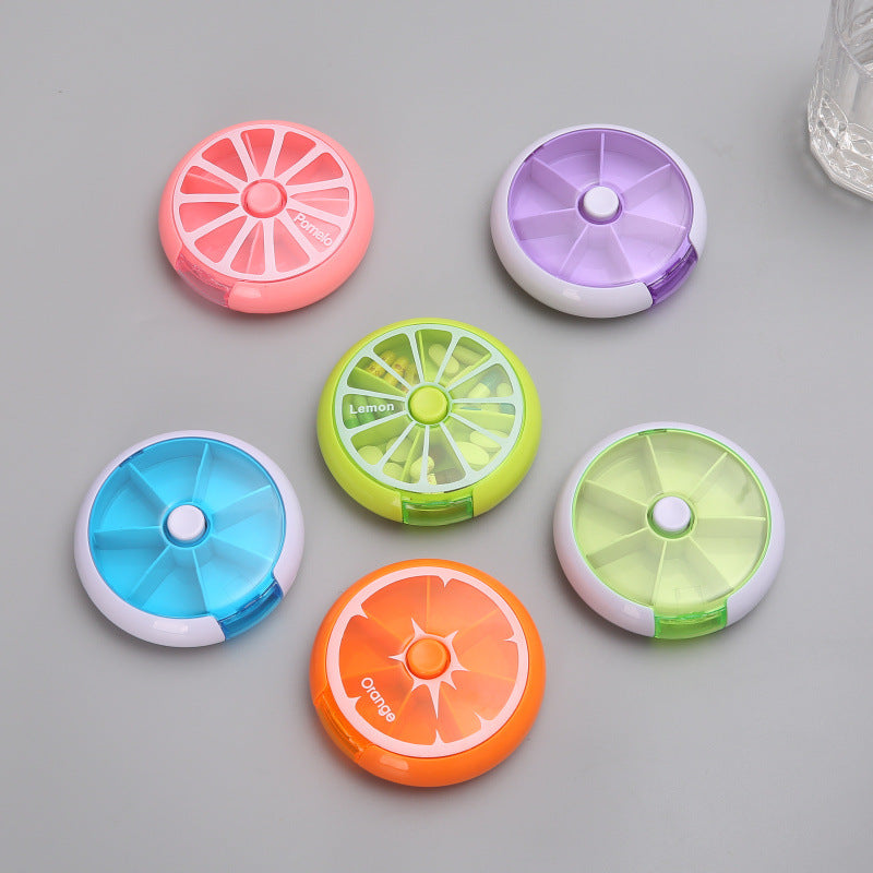 Premium Mini Travel Vitamin Pill Box – 7-Day Organizer, Small Portable Container for Pills, Medicine, Fish Oils, and Tablets 