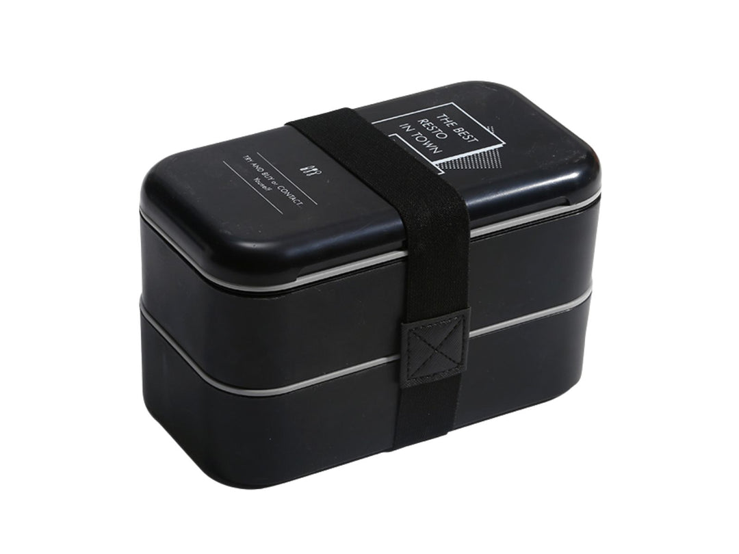 Premium Eco-Friendly Double-Layer Bento Lunch Box – Microwave Safe, 1L Capacity, Health Food Container for Meal Prep, BPA, 