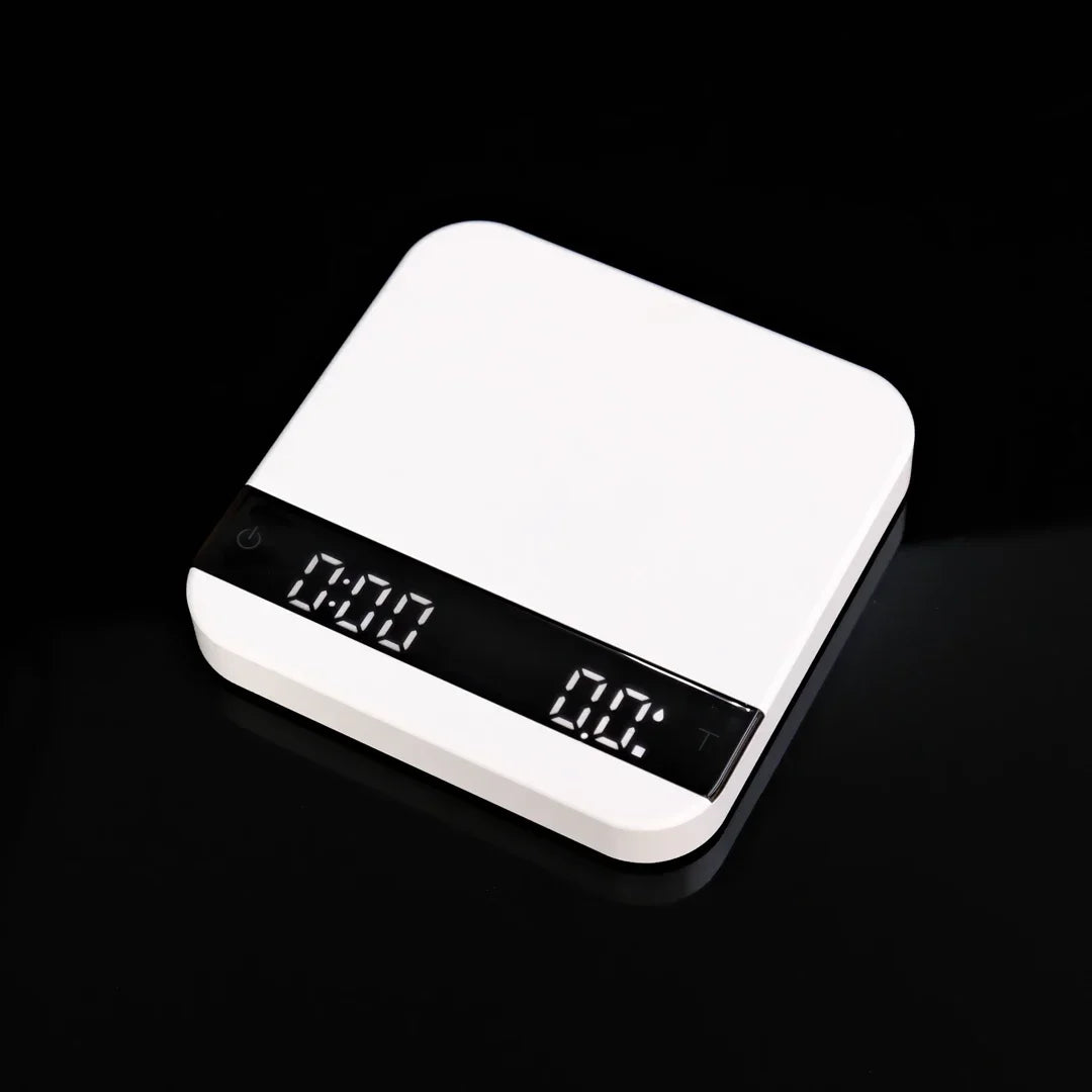 Premium Smart Espresso Coffee Scale – Auto Timer, USB Charging, Waterproof Non-Slip Pad, Perfect for Home and Cafe Baristas