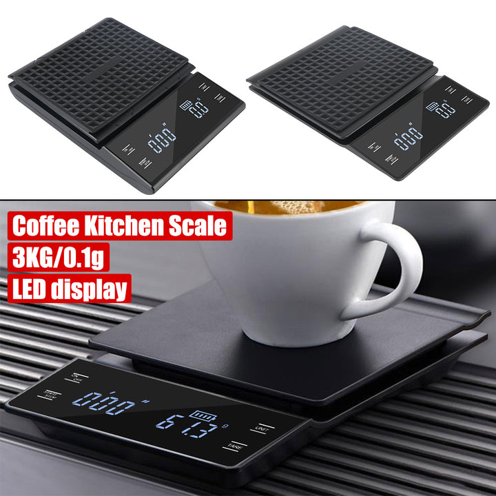 Premium Digital Coffee and Kitchen Scale – Precision Food Scale with Timer, High-Accuracy Mini Electronic Scale for Jewelry 
