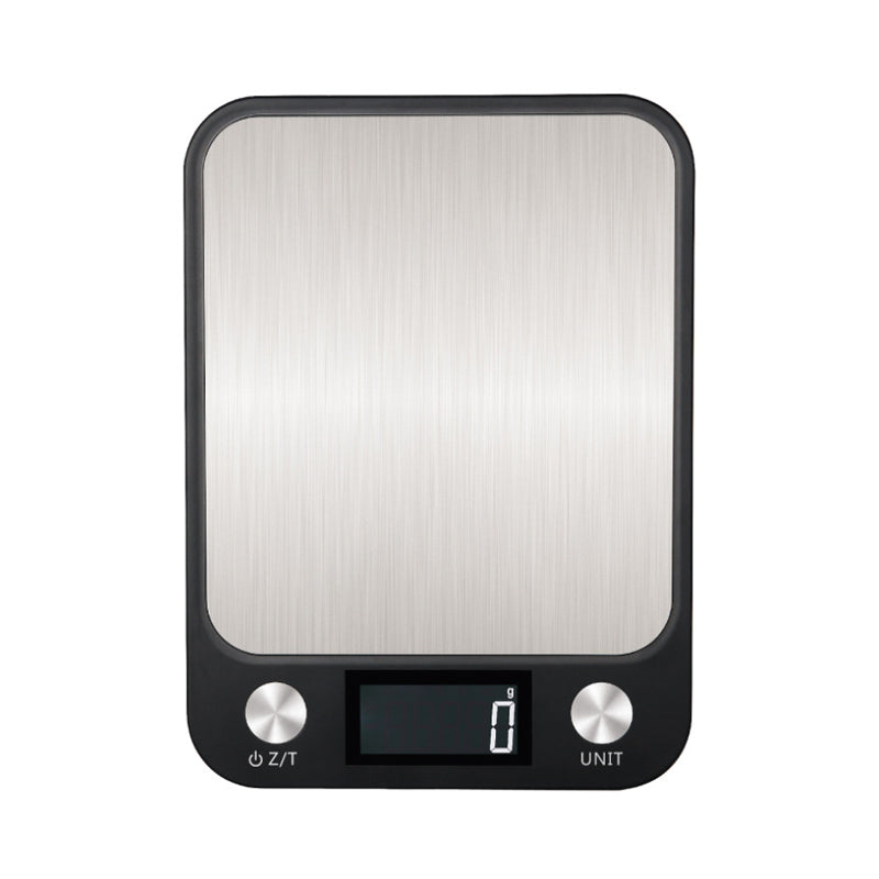 Premium Kitchen Scale 15Kg/1g – Stainless Steel Digital Food and Coffee Weighing Scale, LED Display, Battery-Powered, Multi-