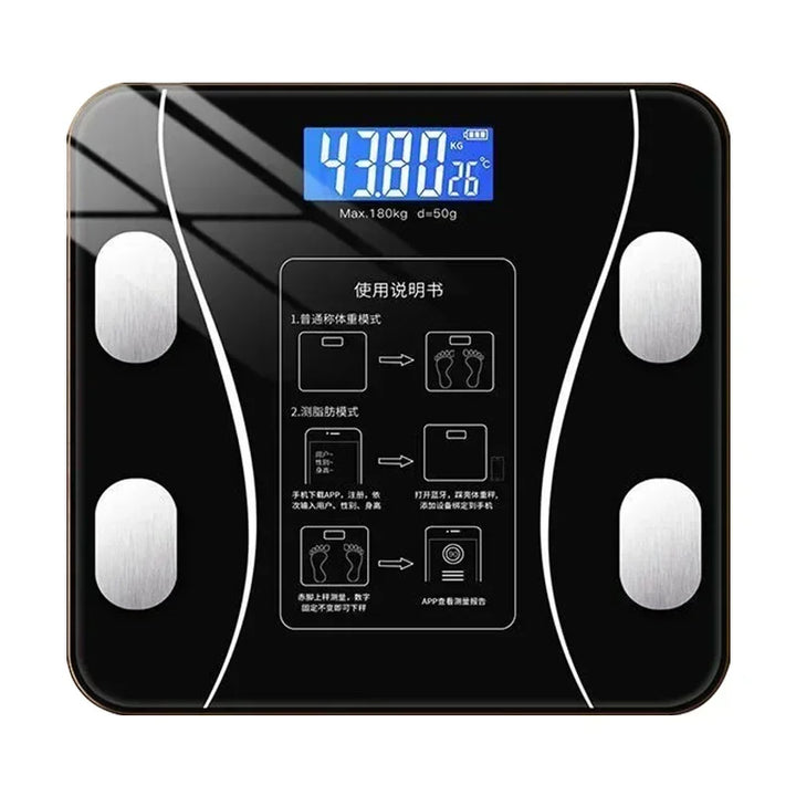 Premium Bluetooth Body Fat Scale – Intelligent, Accurate, and Rechargeable Household Weighing Scale for Adults