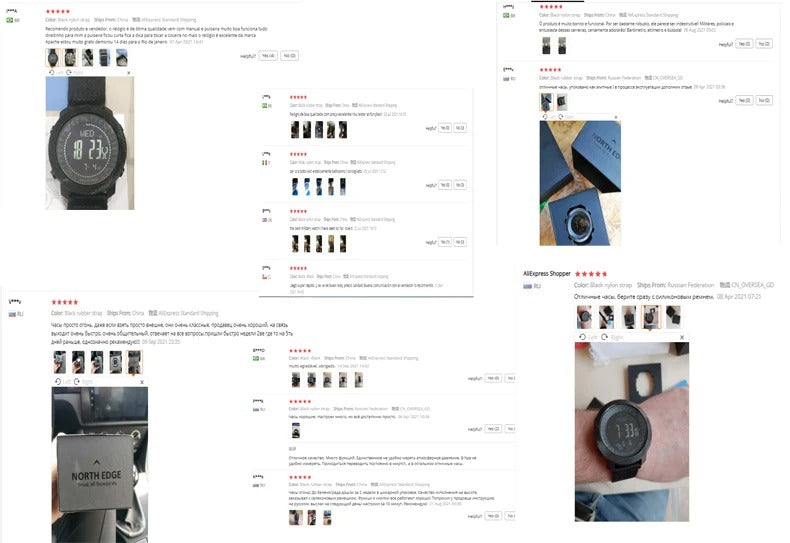 Premium Dive Smart Watch for Men – 50M Waterproof, Altimeter, Barometer, Compass, Diving Log, Free Diving Mode, Step Counter, Stopwatch, Air Pressure, CR2450 Battery - StrengthXPhysiotherapy