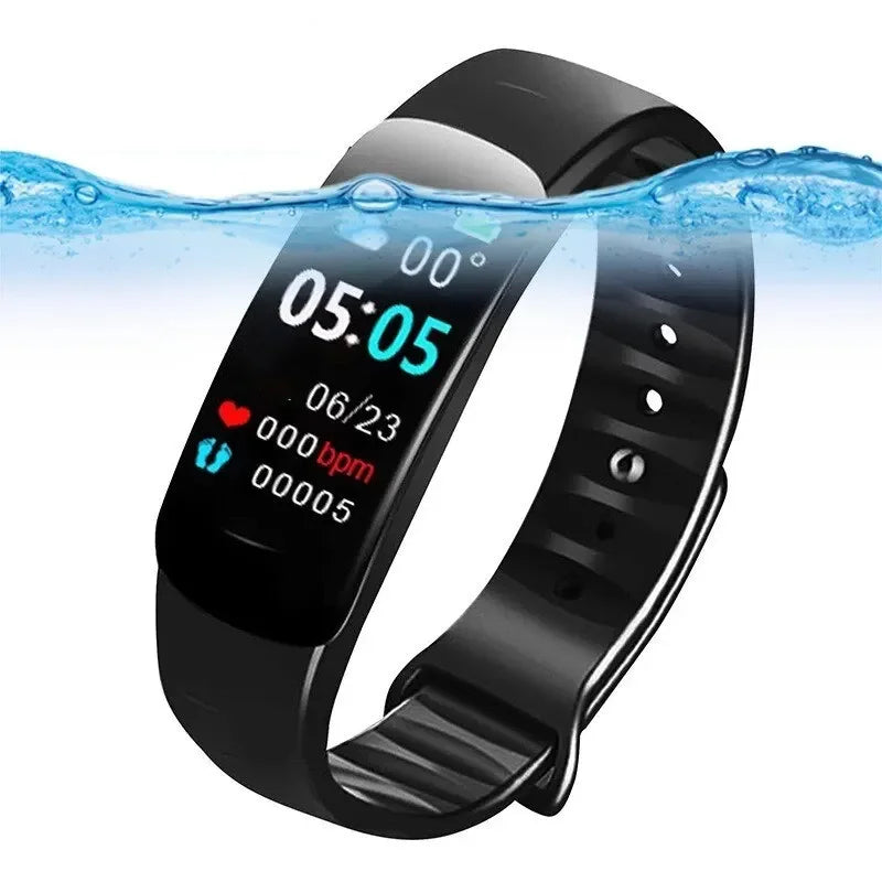 Premium Smart Fitness Watch – Heart Rate, Blood Pressure, Step Counting, Sleep Monitoring, Sports Tracker, Bluetooth, Multi-