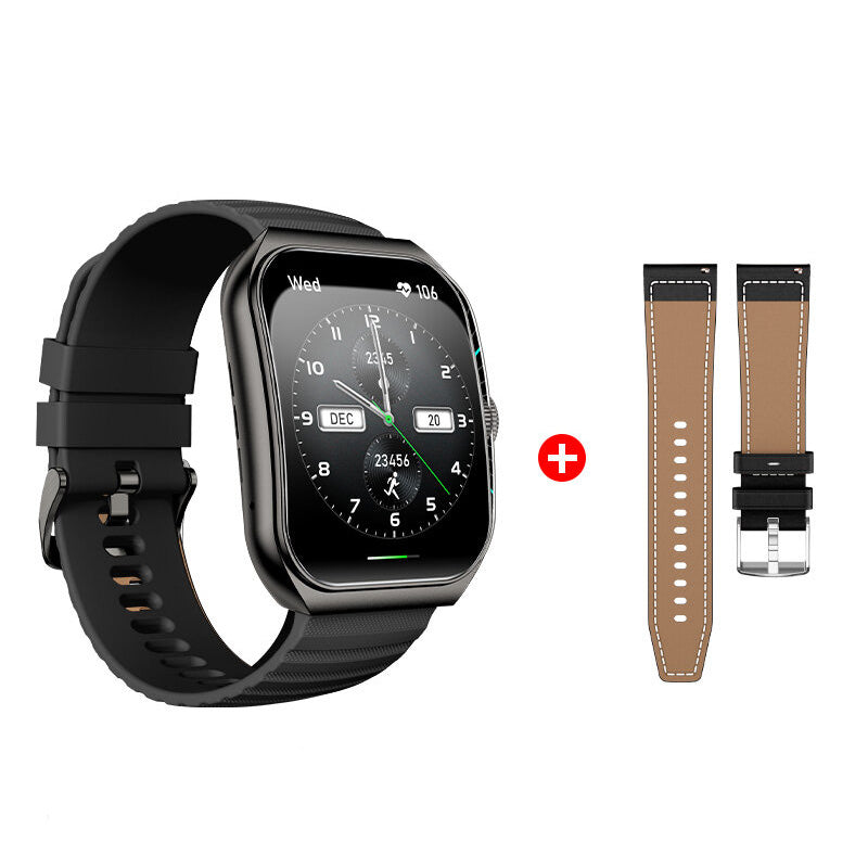 Premium Smartwatch with 1.96" Curved AMOLED Display, Bluetooth Calling, IP68 Waterproof, 100+ Sports Modes, AI Voice 
