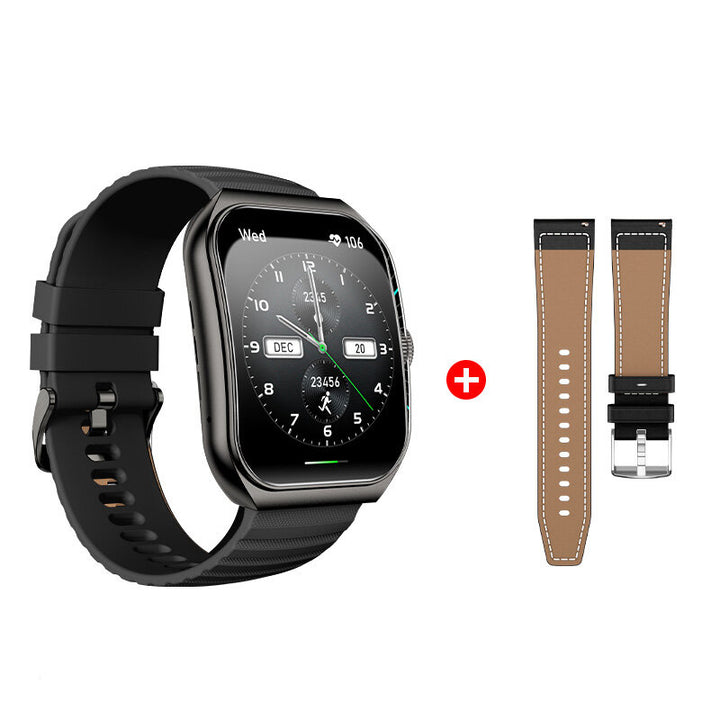 Premium Smartwatch with 1.96" Curved AMOLED Display, Bluetooth Calling, IP68 Waterproof, 100+ Sports Modes, AI Voice 
