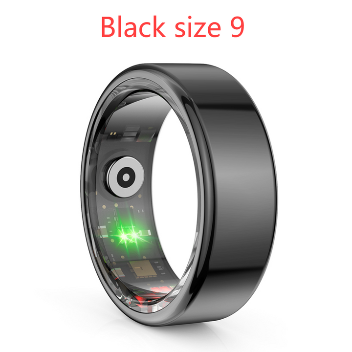 Premium Smart Ring for Health Monitoring – Military Grade Titanium, Waterproof IP68 & 3ATM, Multi-Sport Modes, Heart Rate &