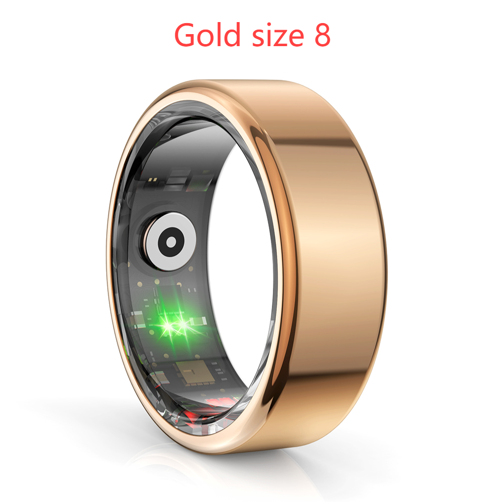 Premium Smart Ring for Health Monitoring – Military Grade Titanium, Waterproof IP68 & 3ATM, Multi-Sport Modes, Heart Rate &