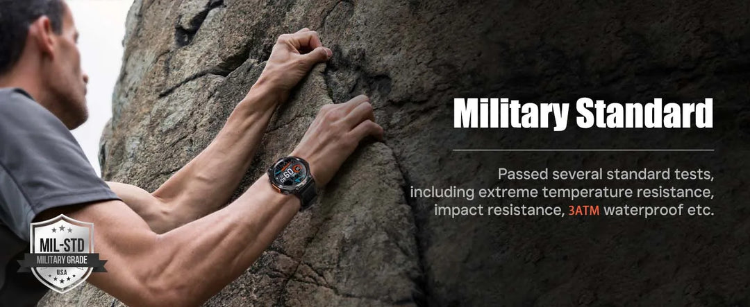 Premium Smart Watch for Men, Bluetooth Call, Full Touchscreen, Health Monitor, IP68 Waterproof, Fitness Tracker, Flashlight, Custom Faces, iOS & Android Compatible - StrengthXPhysiotherapy