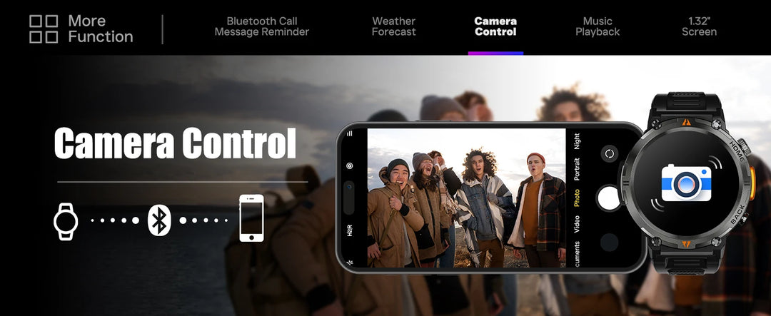 Premium Smart Watch for Men, Bluetooth Call, Full Touchscreen, Health Monitor, IP68 Waterproof, Fitness Tracker, Flashlight, Custom Faces, iOS & Android Compatible - StrengthXPhysiotherapy