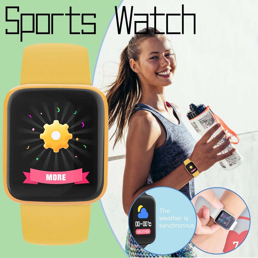 Premium Fitness Smartwatch for Men & Women – Blood Pressure & Oxygen Monitor, Sleep Tracker, Sports Watch, Fitness Bracelet, 