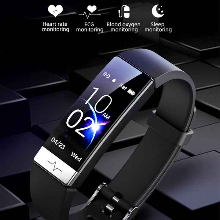 Premium Smart Fitness Tracker – ECG, HRV Analysis, Heart Rate Monitor, IP68 Waterproof Smartwatch for Android & iOS, 