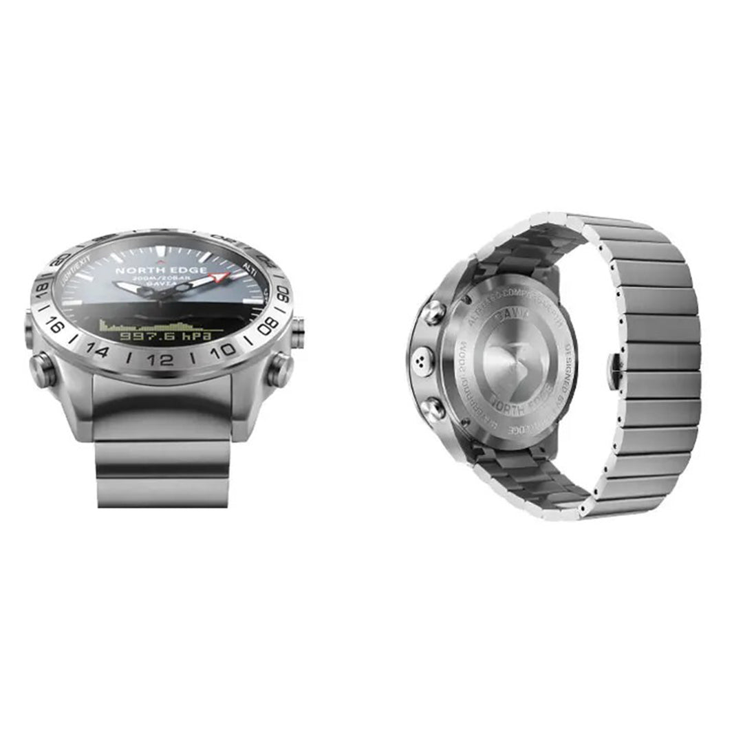 Premium Military Dive Watch for Men – 200M Waterproof, Altimeter, Compass, Barometer, Digital Clock, Thermometer, Pedometer, Stopwatch, Countdown Timer, EL Backlight - StrengthXPhysiotherapy