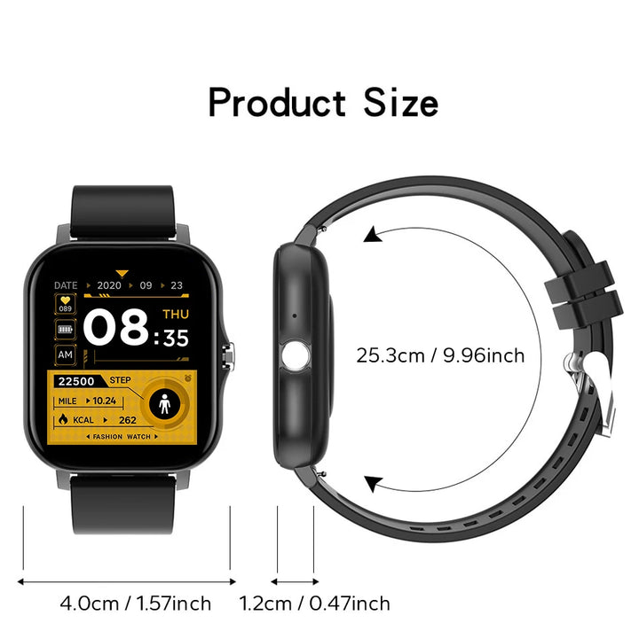 Luxury Smartwatch Android OS - 1.44" Full Touch Color Screen, Bluetooth, Custom Dial, for Men & Women, Smart Watch with Call Feature - StrengthXPhysiotherapy