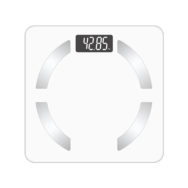 Premium Solar Body Fat Scale – Smart Digital BMI & Heart Rate Tracker, 180KG