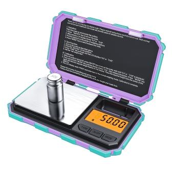 Premium Digital Pocket Scale – 200g Capacity, 0.01g Precision, Multi-Unit Conversion, Calibration Weight Included for Food, 