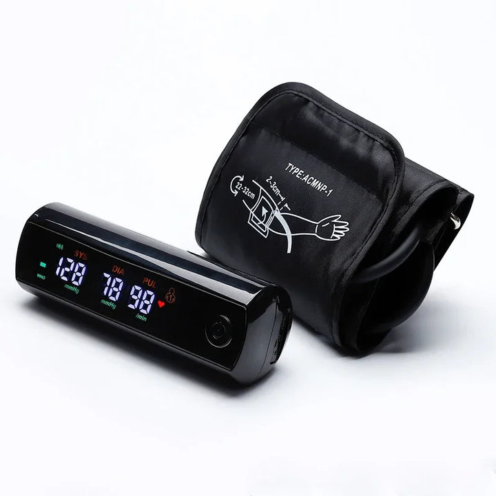 Premium Rechargeable Blood Pressure Monitor – Large LCD Screen, Russian Voice, Digital Arm Sphygmomanometer, LI-ION 