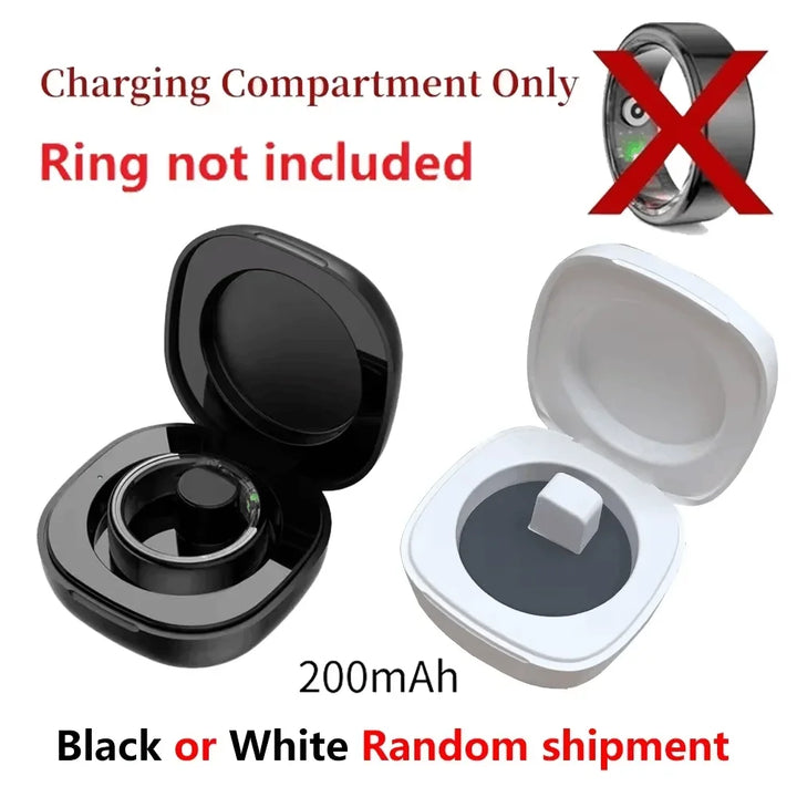 Premium Smart Ring with Charging Case – 5ATM Waterproof, 39-Day Battery Life, Real-Time Health Monitor, Multi-Sport Mode,