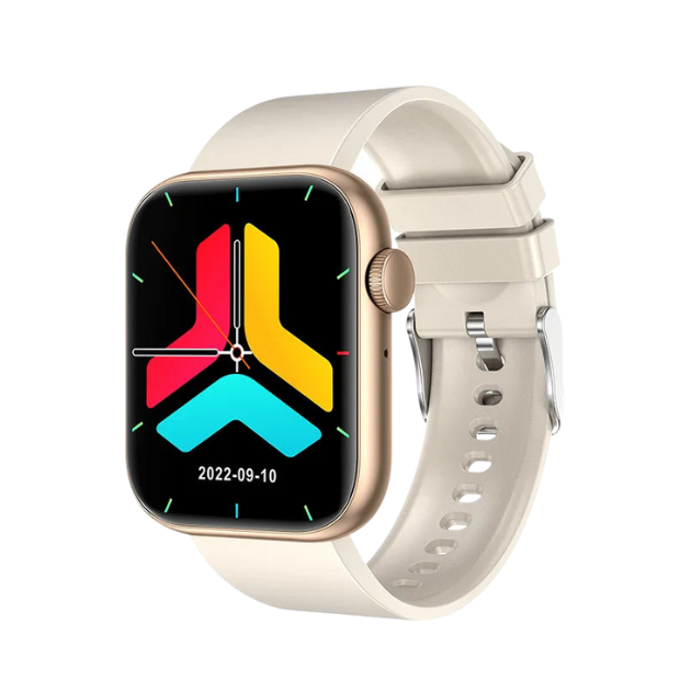 Premium Smartwatch - Wireless Charging, Bluetooth Calls, Fitness Tracker, Custom Watch Faces, Heart Rate Monitoring, Sleep Tracking, Waterproof, Men & Women
