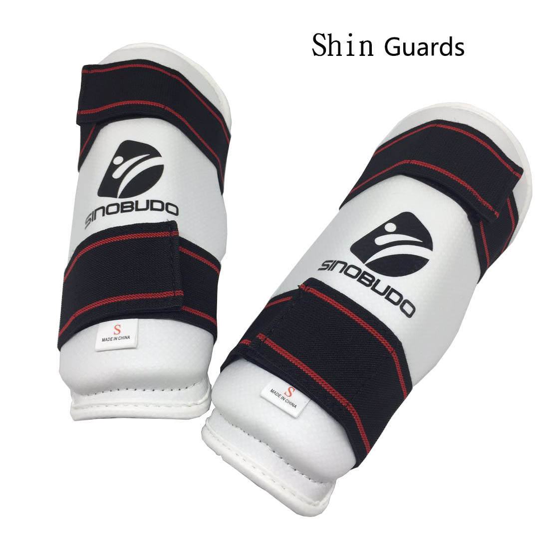 Premium Taekwondo Arm & Shin Guards – Kickboxing, MMA, Muay Thai Leggings, Ankle Protection, Protective Foam Insert, Secure  