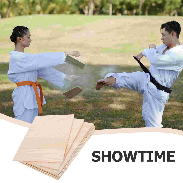 Premium Taekwondo Breaking Boards – 10pcs Karate Wooden Training Boards – Durable Punching & Breaking Board for Taekwondo