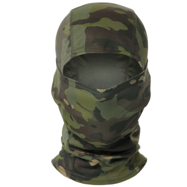 Premium Tactical Balaclava Full-Face Mask – Windproof, Dustproof Hunting, Cycling, and Wargame Headgear, Multicam Bandana