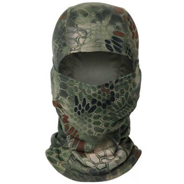 Premium Tactical Balaclava Full-Face Mask – Windproof, Dustproof Hunting, Cycling, and Wargame Headgear, Multicam Bandana