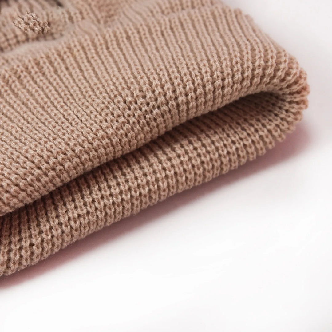 Premium Windproof Full Face Ski Mask – Men’s Wool Balaclava with 3 Holes, Warm Knit Winter Hat, Custom Embroidery, 16 Color