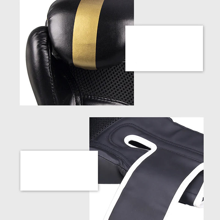 Premium Boxing Gloves for Adults – High-Quality PU Leather for Muay Thai, MMA, Kickboxing & Sandbag Training – Available in