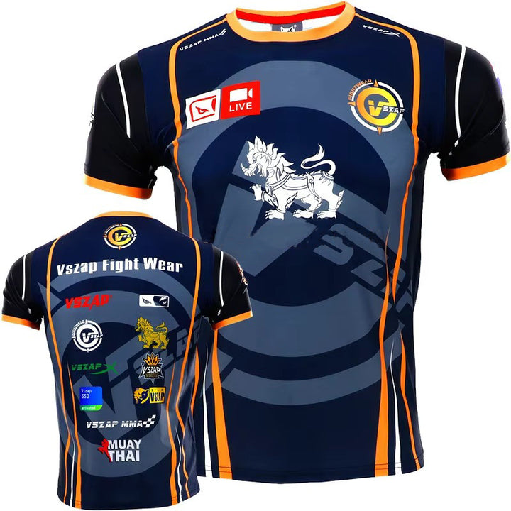 Premium MMA Boxing Training Set – UFC Fighting Suit for Men, Women & Children, Breathable Quick Dry Short Sleeve Sports Wear for Training & Sparring - StrengthXPhysiotherapy