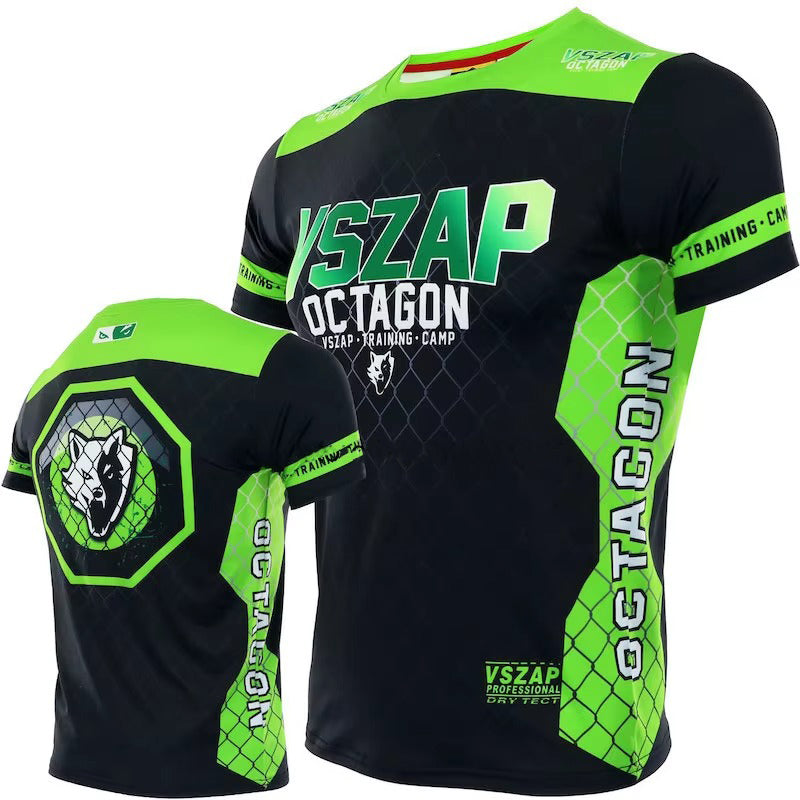 Premium MMA Boxing Training Set – UFC Fighting Suit for Men, Women & Children, Breathable Quick Dry Short Sleeve Sports Wear for Training & Sparring - StrengthXPhysiotherapy