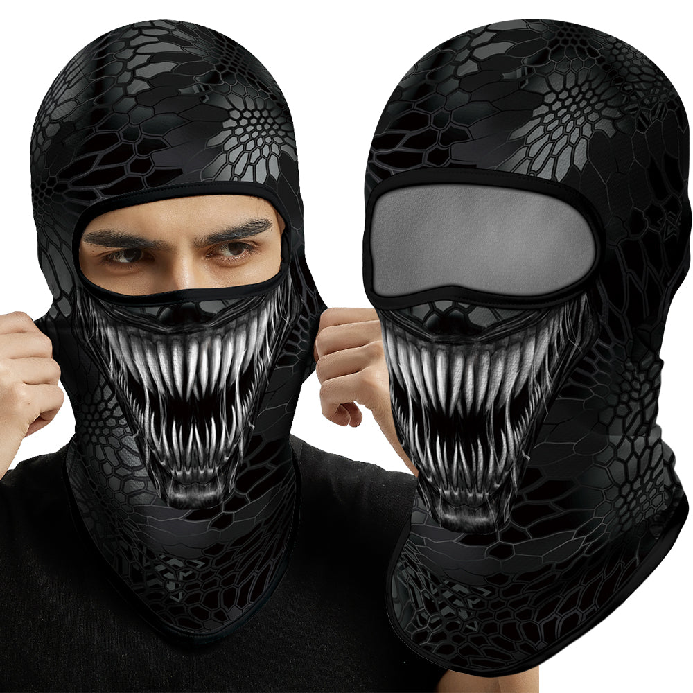 Premium Full Face Balaclava Ski Mask – Winter Warmer Cycling, Motorcycle, Snowboard, Helmet Liner, UV Protection, Quick-Drying Coolmax Fabric for Men and Outdoor Activities - StrengthXPhysiotherapy