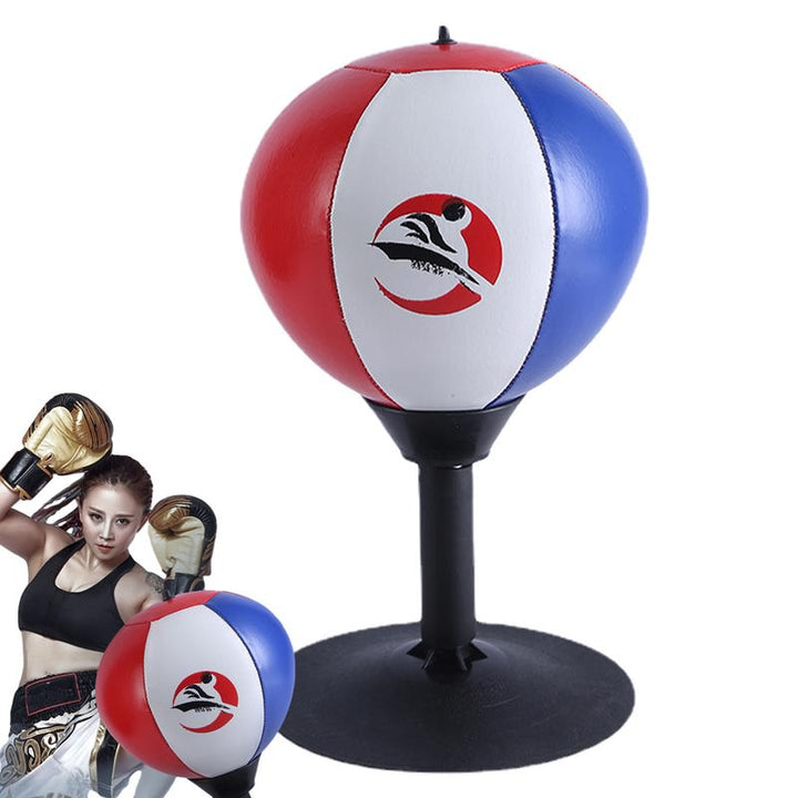 Premium Desktop Boxing Punching Ball – Suction Cup Mini Boxing Bag for Stress Relief & Fun – Fun Toy for Kids & Adults – 
