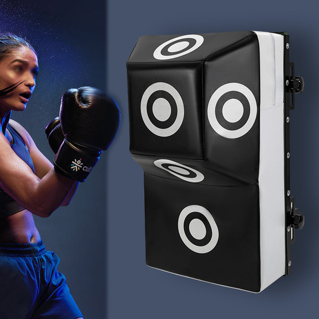 Premium Wall-Mount Boxing Training Target for Home & Gym – Uppercut Punching Bag with 4 Hit Points, Space-Saving Design, 