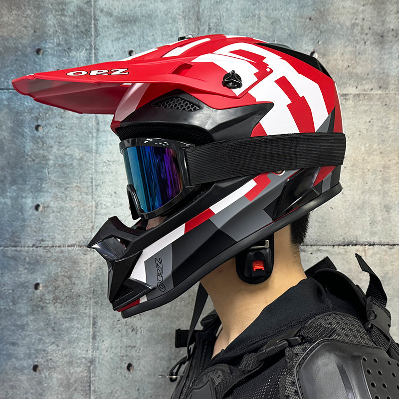 High-Quality Kids Off-Road Helmet - Motocross, Mountain Bike, ATV, DOT Certified, Lightweight ABS Material, Full Face Safety