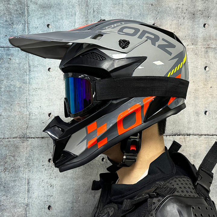 High-Quality Kids Off-Road Helmet - Motocross, Mountain Bike, ATV, DOT Certified, Lightweight ABS Material, Full Face Safety