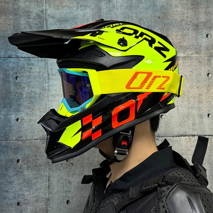 High-Quality Kids Off-Road Helmet - Motocross, Mountain Bike, ATV, DOT Certified, Lightweight ABS Material, Full Face Safety
