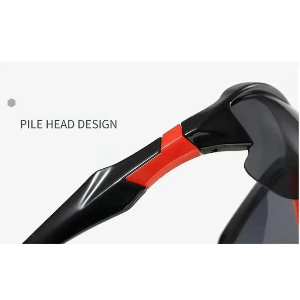 Premium Polarized Cycling Sunglasses – UV400 Protection, HD Lens, Comfortable Outdoor Sports Goggles for Men, UV Resistant, Fashionable Cycling Eyewear - StrengthXPhysiotherapy