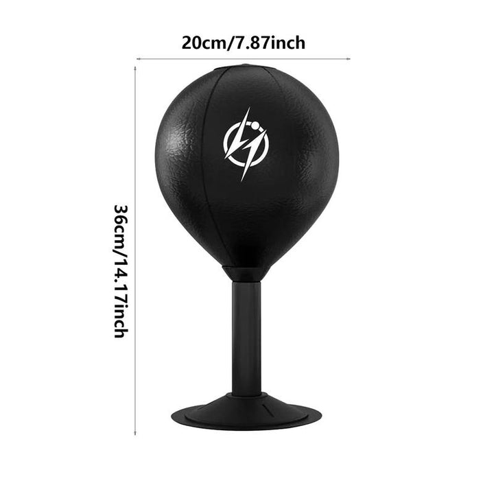 Premium Desktop Punching Bag – Stress Relief Toy with Strong Suction Cup – Fun Punch Rage Bag for Office & Home – Durable 