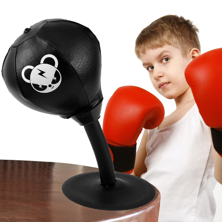 Premium Desktop Punching Bag – Stress Relief Toy with Strong Suction Cup – Fun Punch Rage Bag for Office & Home – Durable 