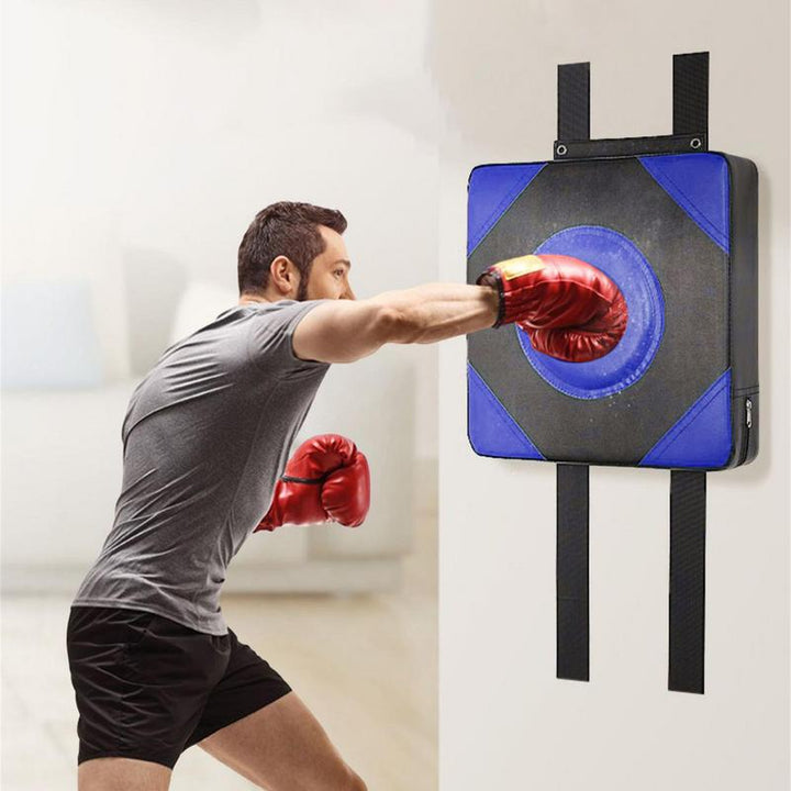 Premium Leather Wall Focus Pads – Adjustable Height Boxing & Muay Thai Target – Durable Foam Padding for Safe Impact – Ideal 