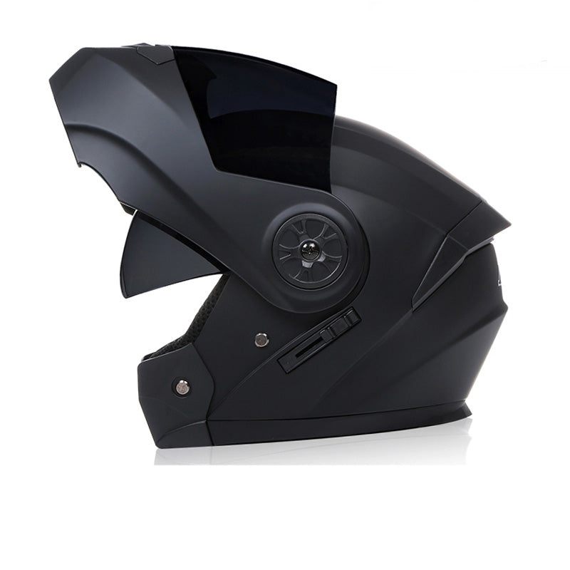 Premium Full Face Motorcycle Helmet - DOT & ECE Certified, Double Lens, Inner Sun Visor, Lightweight ABS Shell Removable Nose