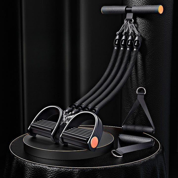 Premium Pedal Resistance Band Puller – Multi-Functional Home Exercise Equipment for Men, Adjustable Tension, Full Body 