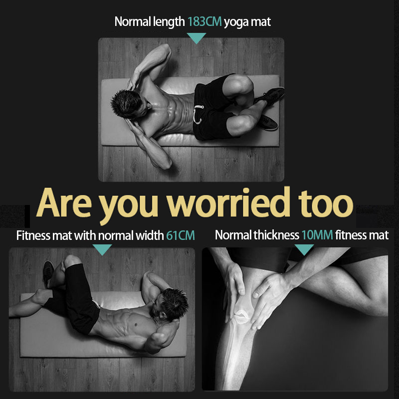 Premium Super Long Yoga Mat – 2M Extra Large High-Density Exercise Mat for Pilates & Fitness – Waterproof, Anti-Skid