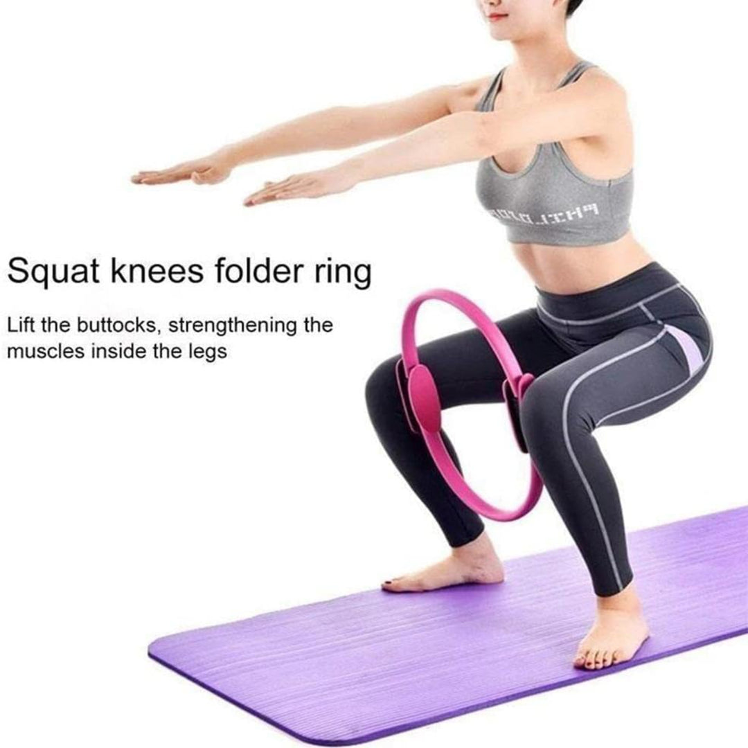 Premium Yoga Pilates Circle – Fitness Hoop for Inner Thigh & Body Sculpting – Durable Home Gym Equipment – Ideal for Upper