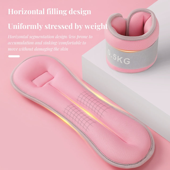 Premium Wrist & Ankle Weights – Adjustable Sandbags for Fitness, Yoga, Running, Leg Power Training, Breathable & 