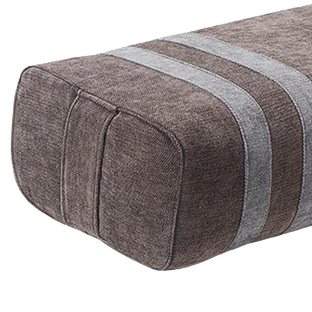 Premium Yoga Bolster Pillow for Restorative Practice – Thick, Ergonomic Design for Comfort & Stability – Suede Fabric with